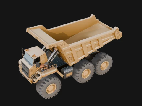 Dump Truck Model Design 15 - 3D Print Model 3D Print Model