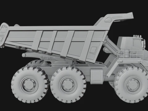Dump Truck Model Design 15 - 3D Print Model 3D Print Model