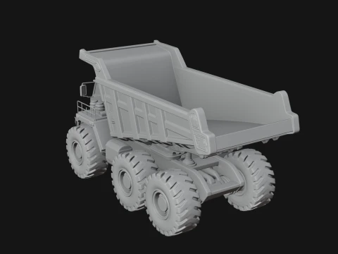 Dump Truck Model Design 15 - 3D Print Model 3D Print Model