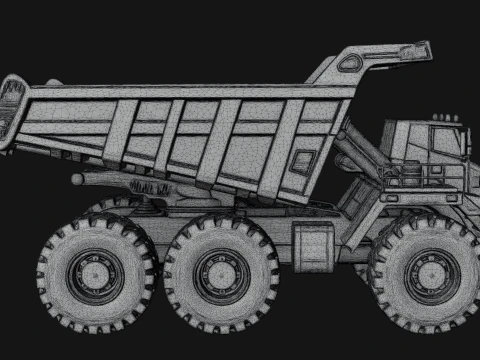 Dump Truck Model Design 15 - 3D Print Model 3D Print Model