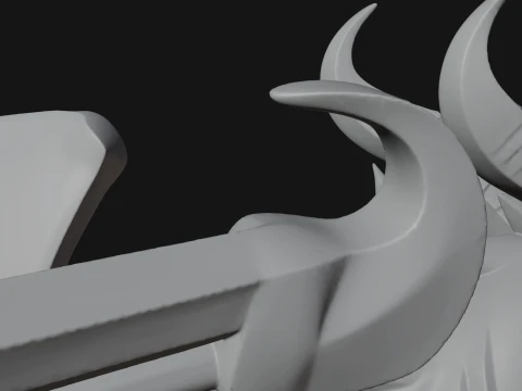 Winged Dragon Statue Design 10 - 3D Print Model 3D Print Model