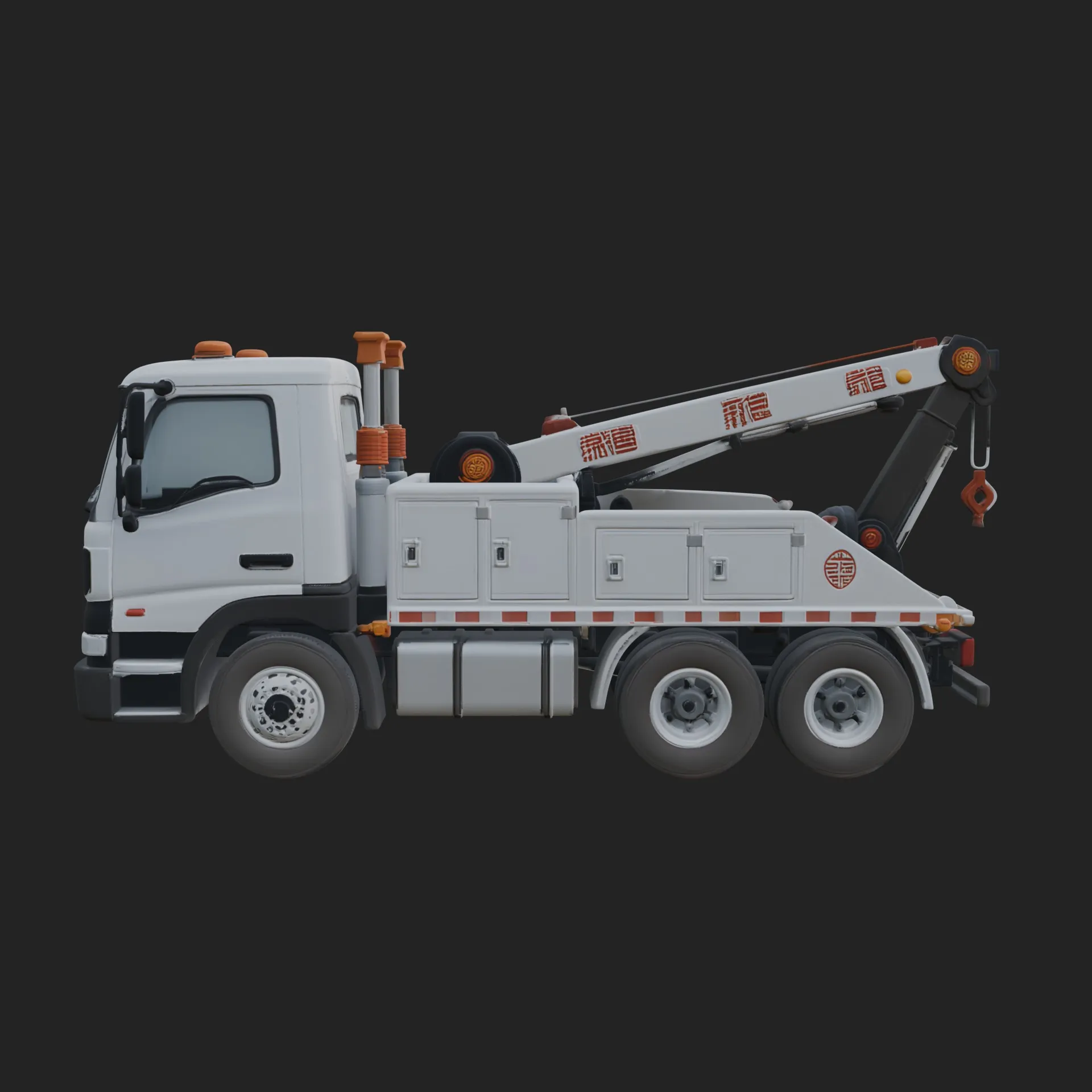 Tow Truck Model Design 16 - 3D Print Model 3D Print Model .c4d .max .obj .3ds .fbx .stl .blend 
