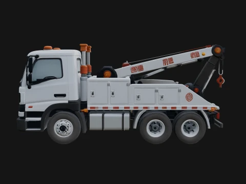 Tow Truck Model Design 16 - 3D Print Model 3D Принт Модель