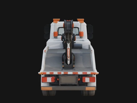 Tow Truck Model Design 16 - 3D Print Model 3D Print Model
