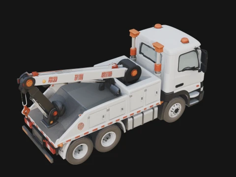 Tow Truck Model Design 16 - 3D Print Model 3D Print Model
