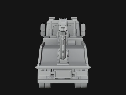 Tow Truck Model Design 16 - 3D Print Model 3D Print Model