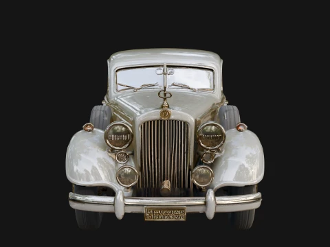 Vintage Sedan Car Model Design 9 - 3D Print Model 3D Print Model