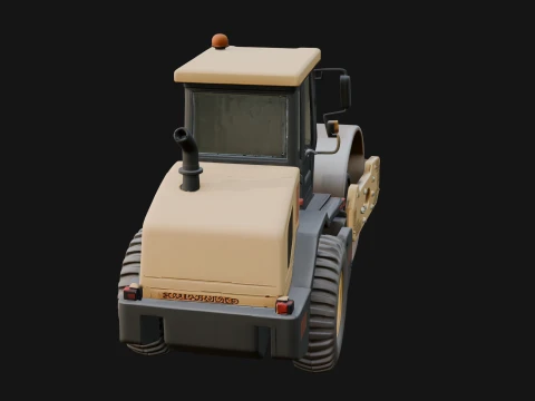 Road Roller Model Design 1 - 3D Print Model 3D Print Model