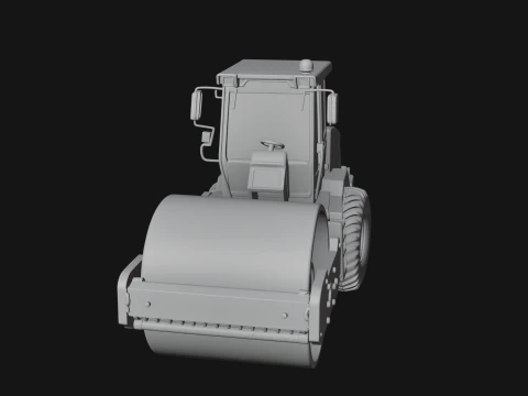 Road Roller Model Design 1 - 3D Print Model 3D Print Model