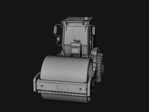 Road Roller Model Design 1 - 3D Print Model 3D Print Model