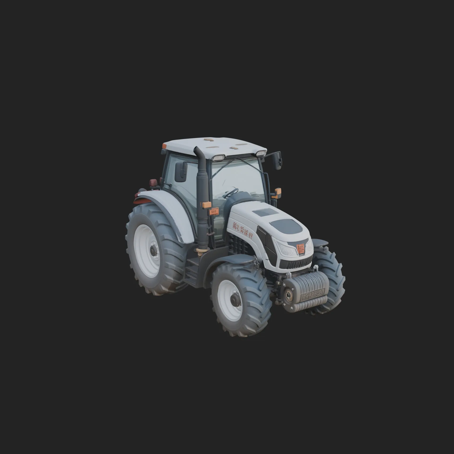 Farm Tractor Model Design 1 - 3D Print Model 3D Print Model .c4d .max .obj .3ds .fbx .stl .blend 