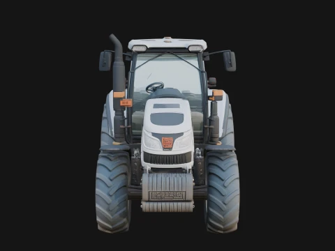 Farm Tractor Model Design 1 - 3D Print Model 3D Print Model