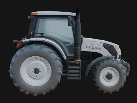 Farm Tractor Model Design 1 - 3D Print Model 3D Print Model
