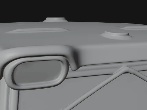 Farm Tractor Model Design 1 - 3D Print Model 3D Print Model