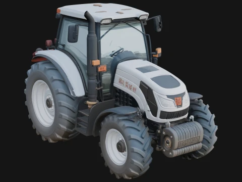 Farm Tractor Model Design 1 - 3D Print Model 3D Print Model