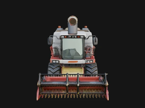 Combine Harvester Model Design 2 - 3D Print Model 3D Print Model