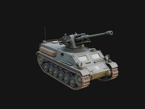 Tracked Armored Vehicle Model Design 2 - 3D Print Model 3D Принт Модель