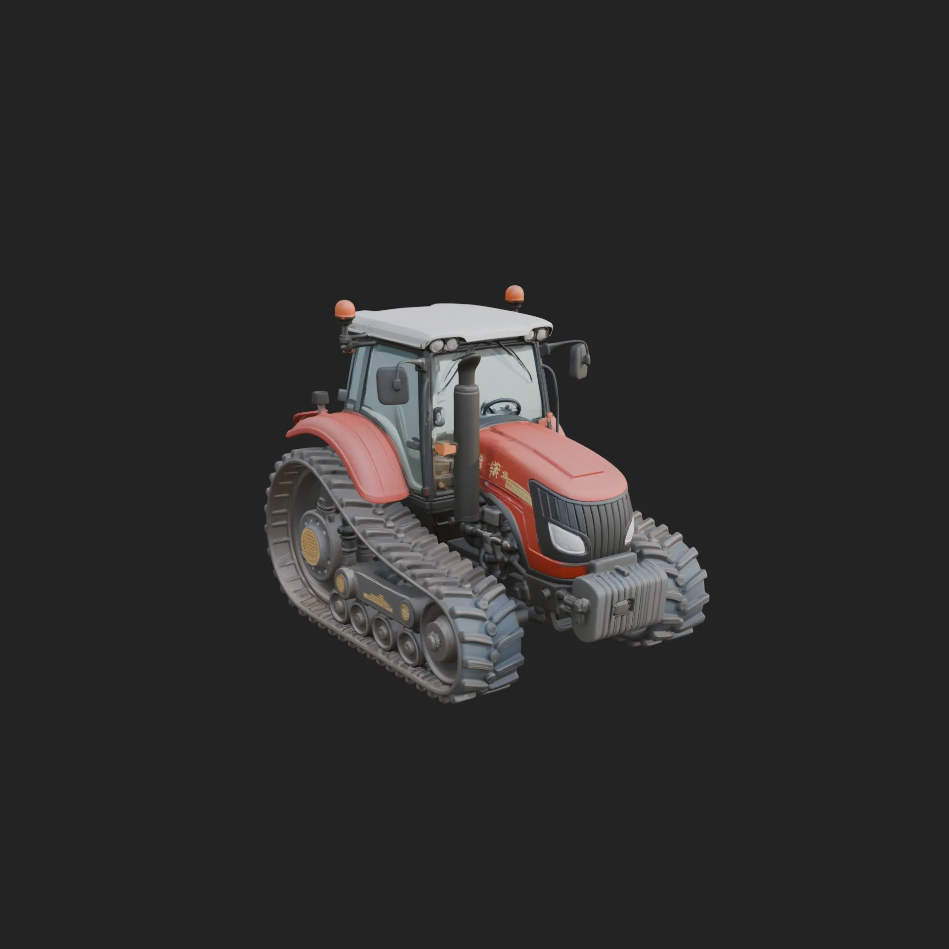 Farm Tractor Model Design 2 - 3D Print Model 3D Print Model .c4d .max .obj .3ds .fbx .stl .blend 