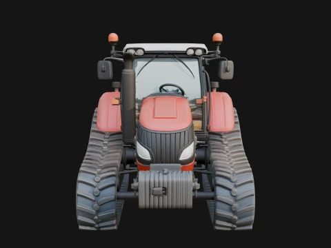 Farm Tractor Model Design 2 - 3D Print Model 3D Print Model
