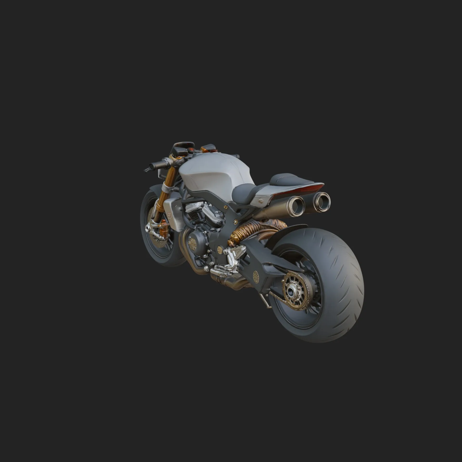 Sport Motorcycle Model Design 2 - 3D Print Model 3D Print Model .c4d .max .obj .3ds .fbx .stl .blend 