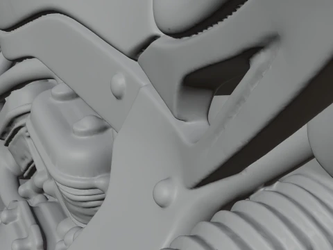 Sport Motorcycle Model Design 2 - 3D Print Model 3D Print Model