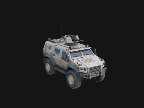 Armored Security Truck Model Design 4 - 3D Print Model 3D Принт Модель