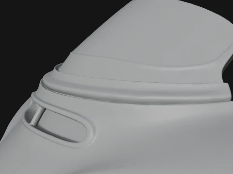 Cruiser Motorcycle Model Design 2 - 3D Print Model 3D Print Model