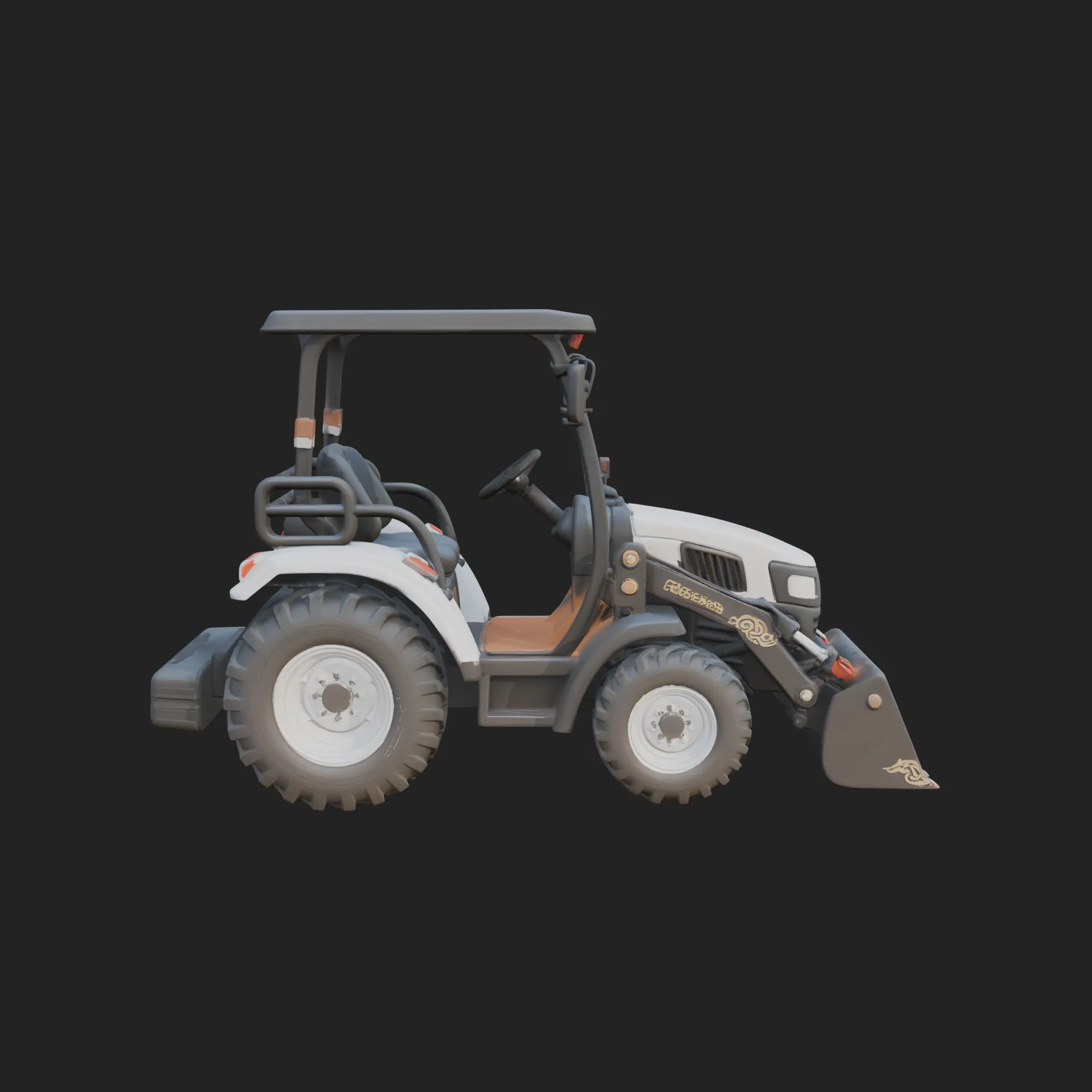 Wheel Loader Model Design 2 - 3D Print Model 3D Print Model .c4d .max .obj .3ds .fbx .stl .blend