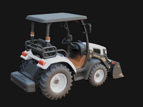 Wheel Loader Model Design 2 - 3D Print Model 3D Print Model