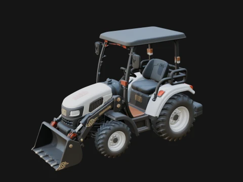 Wheel Loader Model Design 2 - 3D Print Model 3D Print Model