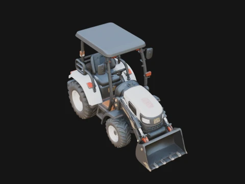 Wheel Loader Model Design 2 - 3D Print Model 3D Print Model