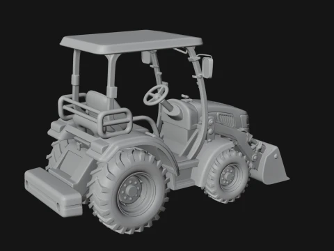 Wheel Loader Model Design 2 - 3D Print Model 3D Print Model