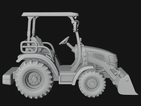 Wheel Loader Model Design 2 - 3D Print Model 3D Print Model