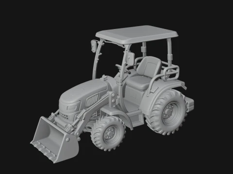Wheel Loader Model Design 2 - 3D Print Model 3D Print Model