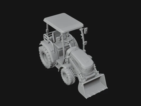 Wheel Loader Model Design 2 - 3D Print Model 3D Print Model