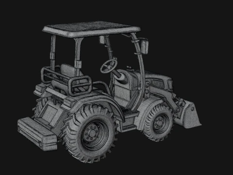 Wheel Loader Model Design 2 - 3D Print Model 3D Print Model