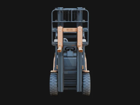 Forklift Truck Model Design 1 - 3D Print Model 3D Print Model