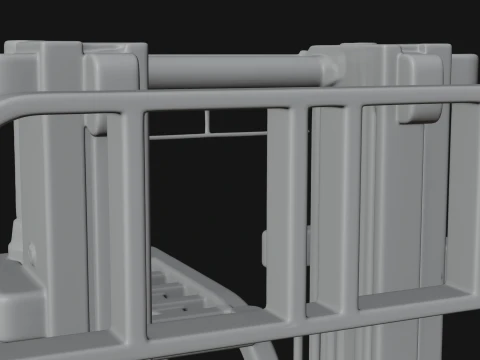 Forklift Truck Model Design 1 - 3D Print Model 3D Print Model