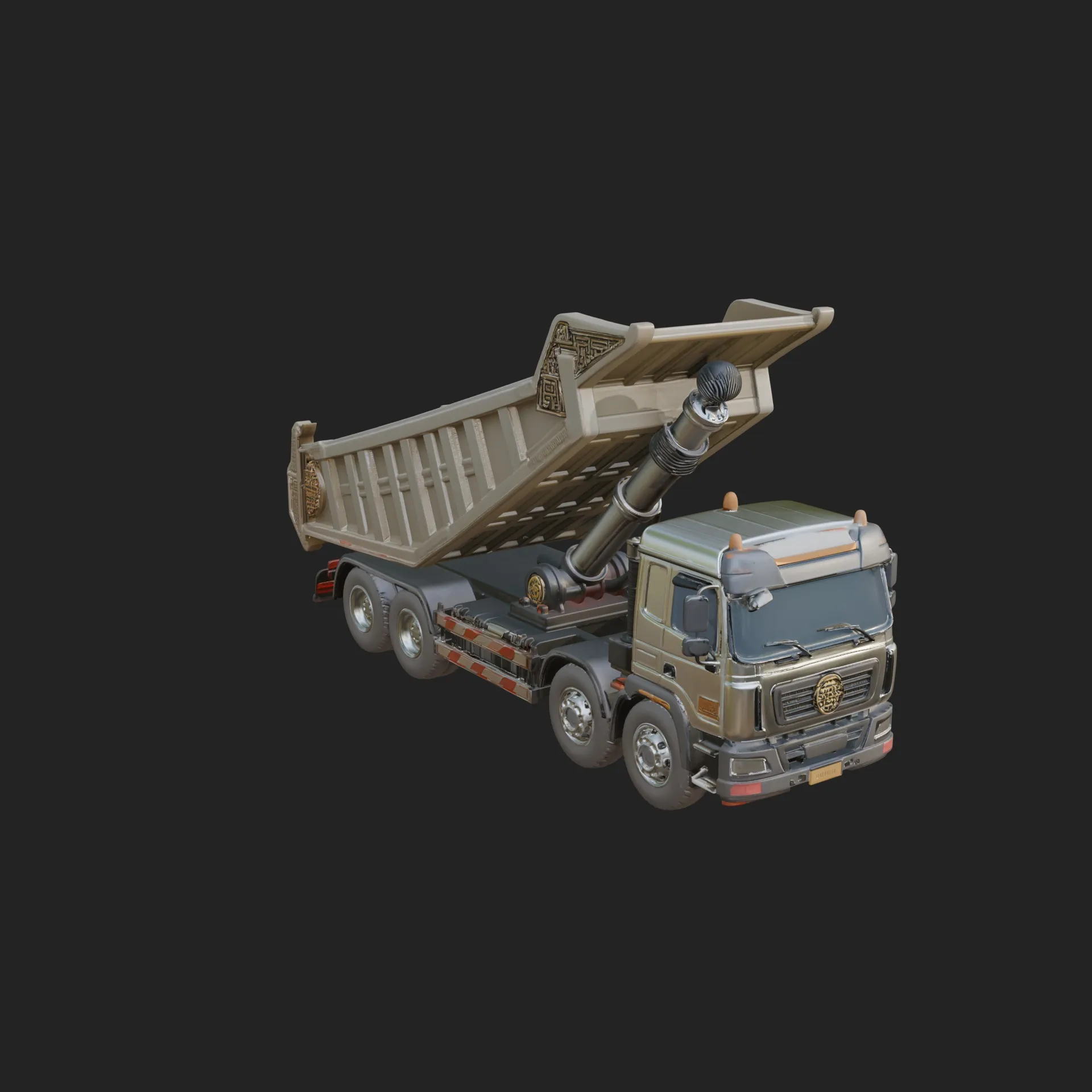 Dump Truck Model Design 16 - 3D Print Model 3D Print Model .c4d .max .obj .3ds .fbx .stl .blend 