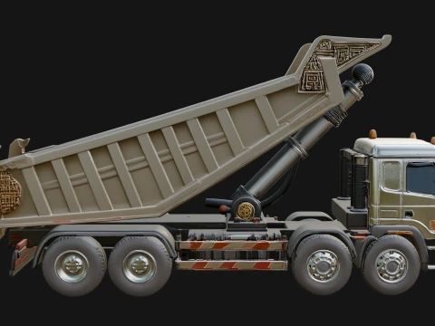 Dump Truck Model Design 16 - 3D Print Model 3D Print Model