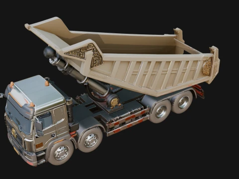 Dump Truck Model Design 16 - 3D Print Model 3D Print Model