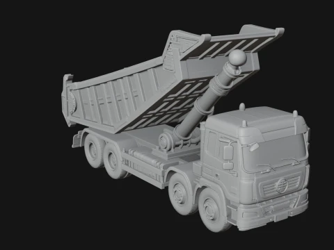 Dump Truck Model Design 16 - 3D Print Model 3D Print Model