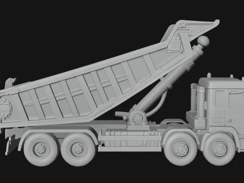 Dump Truck Model Design 16 - 3D Print Model 3D Print Model