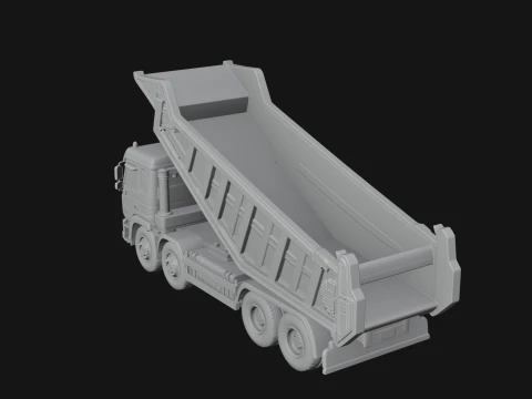 Dump Truck Model Design 16 - 3D Print Model 3D Print Model