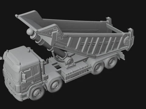 Dump Truck Model Design 16 - 3D Print Model 3D Print Model