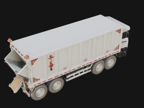 Dump Truck Model Design 17 - 3D Print Model 3D Print Model