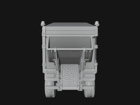 Dump Truck Model Design 17 - 3D Print Model 3D Print Model