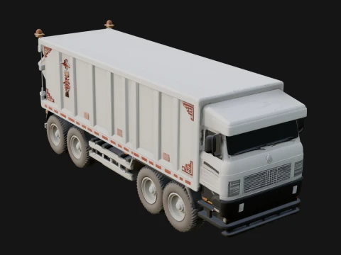 Dump Truck Model Design 17 - 3D Print Model 3D Принт Модель