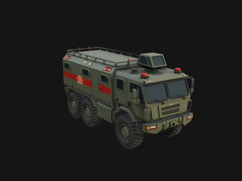 Armored Security Truck Model Design 5 - 3D Print Model 3D Print Model