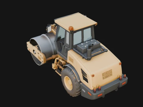 Road Roller Model Design 2 - 3D Print Model 3D Print Model